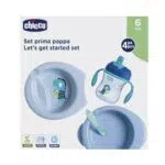Chicco Set per la Pappa con Tazza Training Cup e Cucchiaio, 6 Mesi +