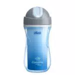Chicco Sport Cup - Borraccia Antigoccia con Cannuccia per Bambini 14 M+