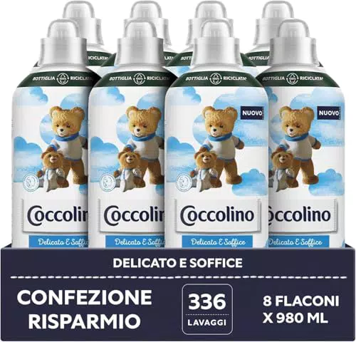 Coccolino Ammorbidente Concentrato Delicato Ipoallergenico 336 Lavaggi