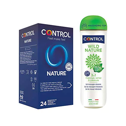 Control Natural Mix: preservativi classici e gel massaggio 3 in 1 naturali
