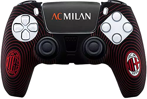 AC Milan Controller Skin per PlayStation 5: Guscio in Silicone e Sticker Personalizzabile