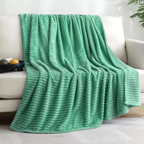 Coperta Coccolosa in Pile e Flanella per Divano e Letto - Soffice Microfibra