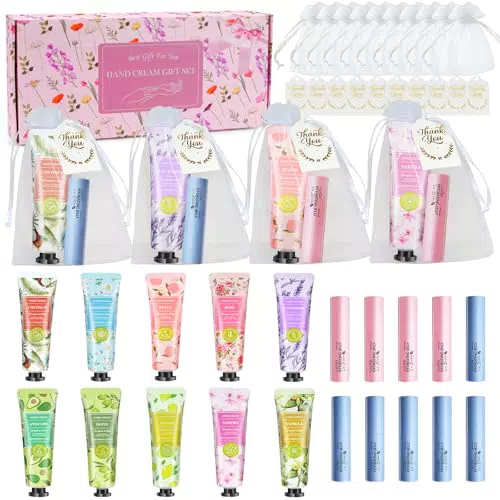 Lip Set Crema per Mani, Piedi e Labbra - Idratante per Natale e San Valentino