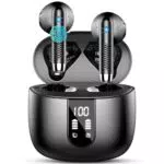 Cuffie Bluetooth 5.4 Wireless In Ear con Cancellazione Rumore e Display LED IP7