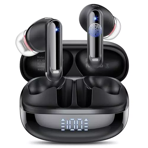 Cuffie Bluetooth 5.4 con Cancellazione Rumore e Impermeabilità IP7 - HiFi Stereo