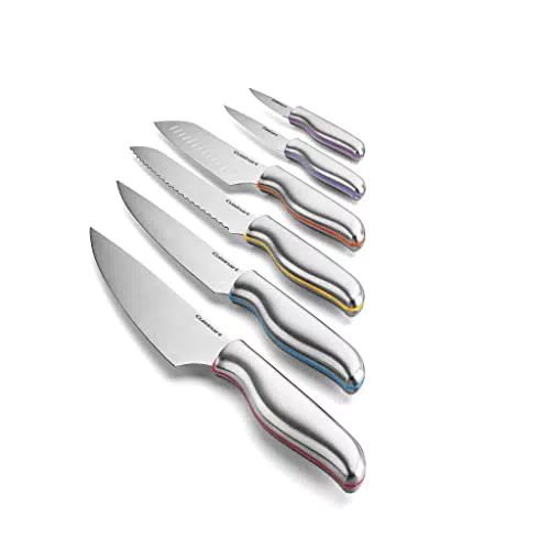 Cuisinart C77 Set di Coltelli in Acciaio Inox - Collezione Colour Band