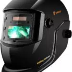 DEKO Casco da Saldatura Auto Darkening con Tecnologia Solar Powered