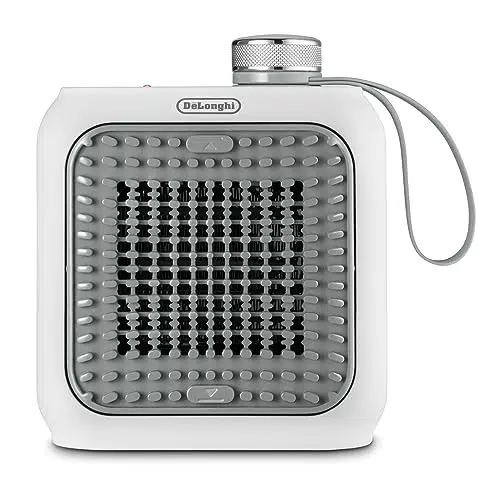De'Longhi Capsule Desk, Termoventilatore Ceramica, Mini Termoventilatore Silenzioso