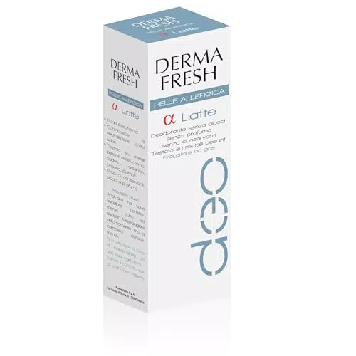 Dermafresh Deodorante Ipoallergenico Latte Spray Senza Alcol e Profumo