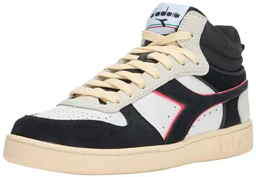 Diadora Magic Basket Demi Cut Suede Leather, Scarpe da Ginnastica Unisex-Adulto