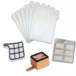 DL SERVICE Kit Ricambi per Folletto VK 135/136: Sacchetti, Filtro HEPA e Manutenzione