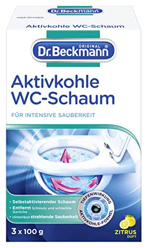Dr. Beckmann Schiuma al Carbone Attivo per WC - Schiuma Auto-Attivante