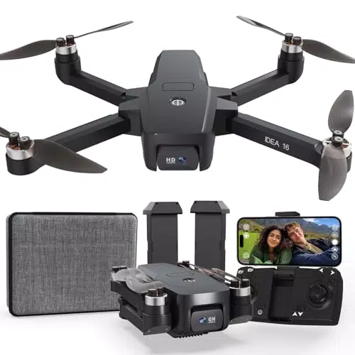 Drone 4K con Telecamera e Motore Brushless - Quadcopter RC per Principianti