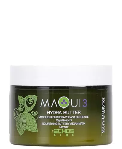 Echosline Maqui 3 Hydra-Butter Maschera Burrosa Vegana per Capelli Secchi