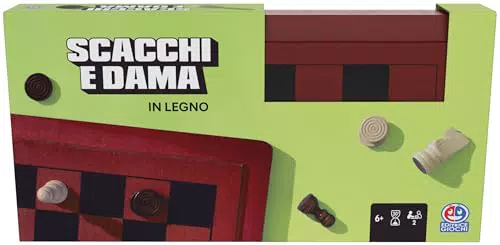 Editrice Giochi Scacchiera Pieghevole in Legno Deluxe - Giochi da Tavolo Classici