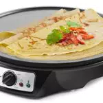 Elite Gourmet Crepiera ECP-126 elettrica per crêpes e pancake con accessori