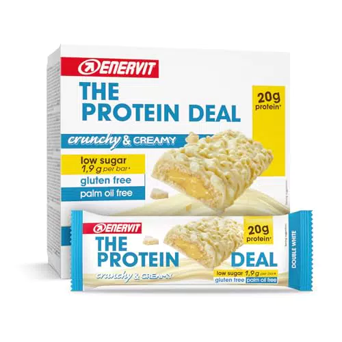 Enervit Barretta Proteica Alta Proteina Basso Zucchero Senza Glutine