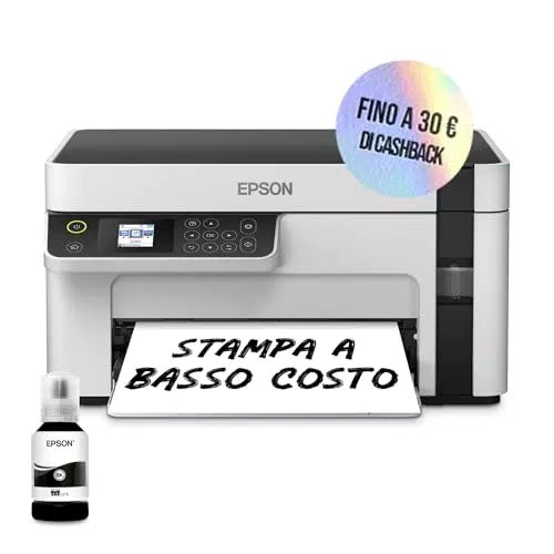 Epson EcoTank ET-M2120 Stampante multifunzione 3-in-1 con Wi-Fi e inchiostro incluso
