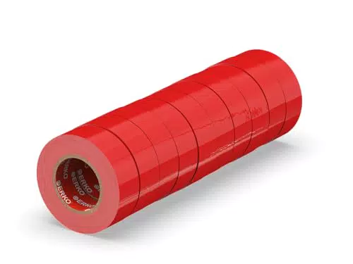 ERKO Nastro Isolante Elettrico PVC per Isolazione e Riparazione fino a 6 kV