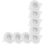 Evolution Faretto da incasso LED 5W 500lm Regolabile per Soggiorno e Bagno