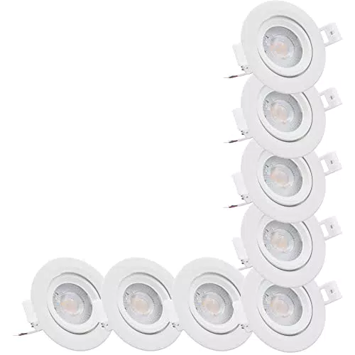 Evolution Faretto da incasso LED 5W 500lm Regolabile per Soggiorno e Bagno