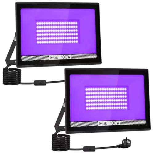 T-SUN0W Faretto UV LED Impermeabile IP66 per Decorazioni e Acquari