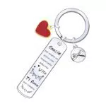 FGHJK Portachiavi Coppia - Regali per San Valentino e Natale per Lei e Lui