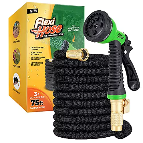 Flexi Hose Tubo Espandibile da Giardino con 8 Funzioni