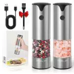 Forlim Macinasale Elettrico Ricaricabile USB con Meccanismo Regolabile in Ceramica