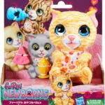 FurReal Newborns Gattina - Peluche Interattivo con Effetti Sonori per Bambini