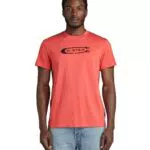 G-STAR T-Shirt Distressed Old School Logo Uomo