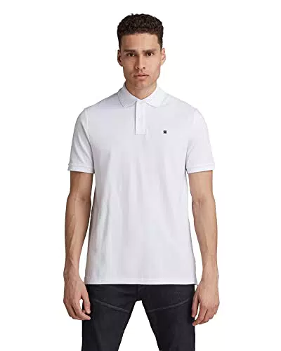 G-STAR RAW Men's Dunda Polo, Nero