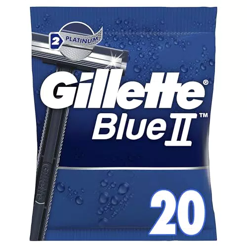 Gillette BlueII Rasoio Usa e Getta a 2 Lame con Testina Fissa