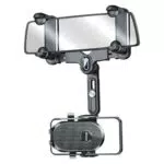 Gitohoni Supporto per Specchietto Retrovisore Auto Girevole 360° Retrattile