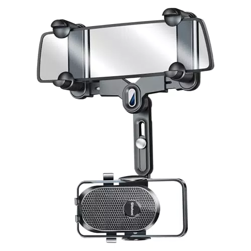 Gitohoni Supporto per Specchietto Retrovisore Auto Girevole 360° Retrattile
