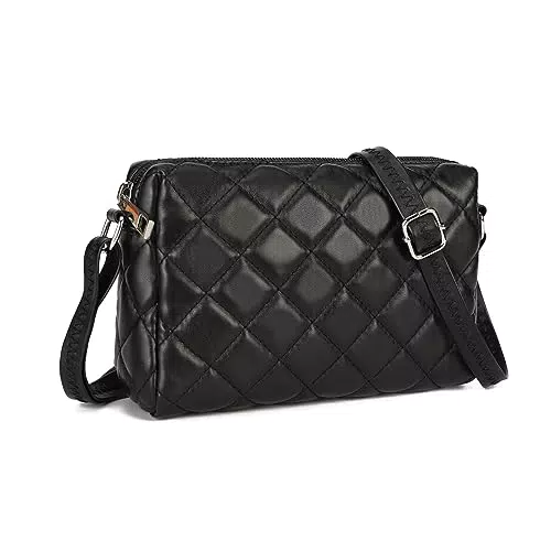 Gladdon Borsa a Tracolla Crossbody Bag Messenger in Pelle Vegana da Donna
