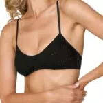 Goldenpoint Brassière Imbottita Removibile Iris Bling in Mesh e Strass