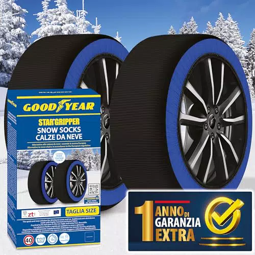 Goodyear Calze da Neve Star Gripper Omologate Italia EN 16662-1:2020
