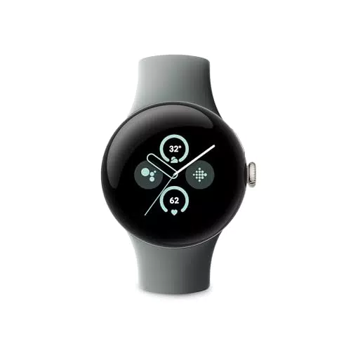Google Pixel Watch 2 - Smartwatch Android con monitoraggio battito cardiaco e sicurezza