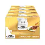 GOURMET Gold Delizie in Salsa per Gatti Adulti con Salmone e Tonno