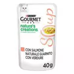 GOURMET Nature's Creations Soup Cibo Umido per Gatti con Salmone e Verdure