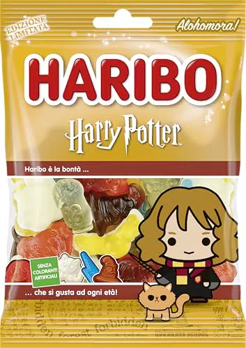Haribo Harry Potter - Caramelle Gommose Hermione Granger Edizione Limitata Gusto Frutta