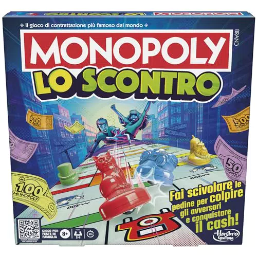 Hasbro Gaming Monopoly - Gioco da Tavolo per 2-8 Giocatori, Versione Italiana