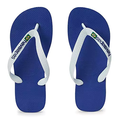 Havaianas Infradito Iconiche Unisex con Suola Antiscivolo e Bandiera del Brasile