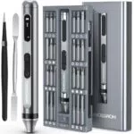Homtronics Cacciavite Elettrico di Precisione con Display OLED e Punte Magnetiche