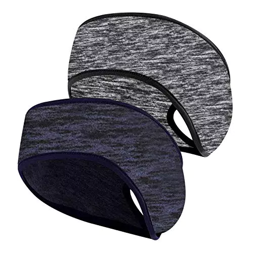 HQdeal Fascia Invernale per Running e Sport - Copriorecchie per Uomo e Donna