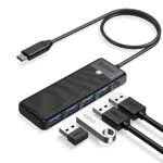 ORICO Hub USB C 4 in 1 Adattatore USB 3.0 per MacBook e Laptop