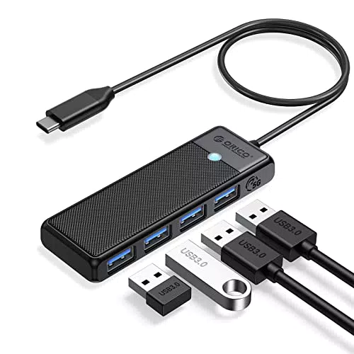 ORICO Hub USB C 4 in 1 Adattatore USB 3.0 per MacBook e Laptop