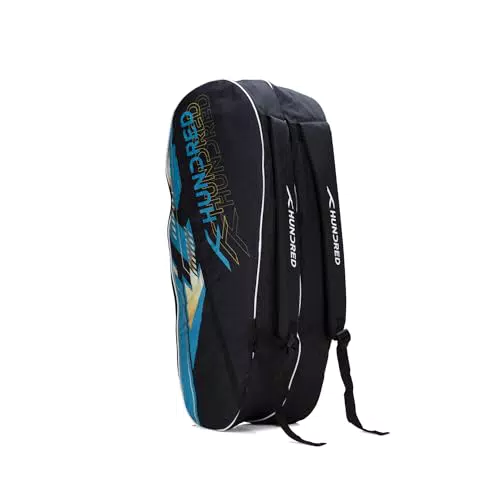 Hundred Racquet Kit Bag per Badminton e Tennis con Manico e Spallacci Imbottiti