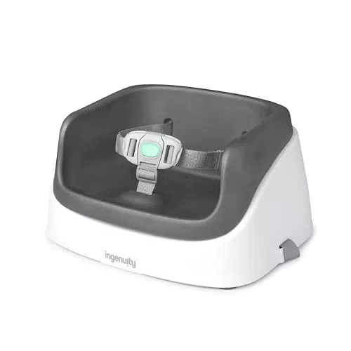 Ingenuity SmartClean Sedile di rialzo per bambini con cinghie di fissaggio